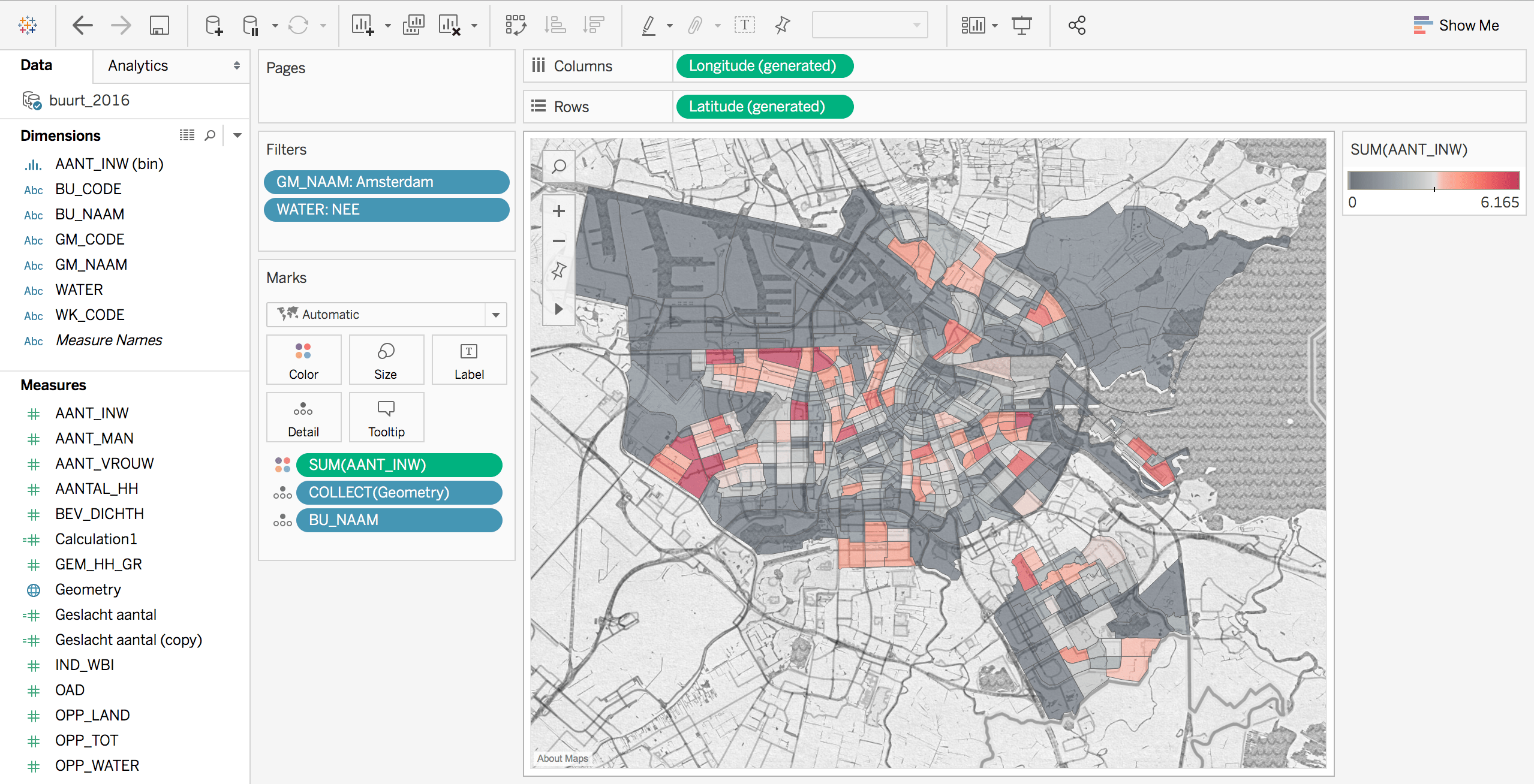 Tableau Map Examples