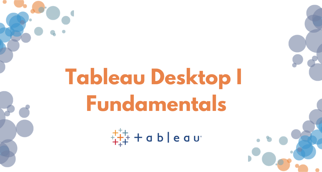 tableau desktop training