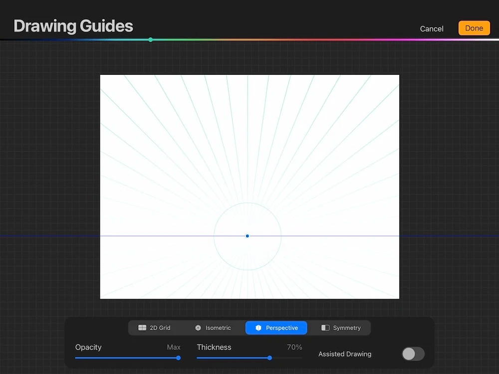 Procreate Drawing Guides Overview